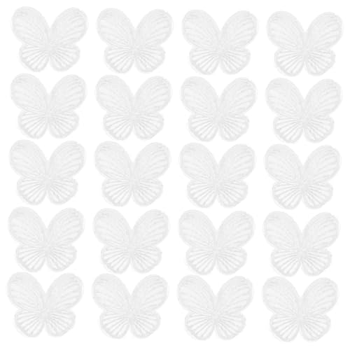 jojofuny 5 Sätze Diy Stickerei Schmetterlings Patches Organza Applikationen Für Brautmode Handtaschen Und Nähprojekte 20 Stück * 5 jojofuny 5 Sätze Diy Stickerei Schmetterlings Patches Organza Applikationen Für Brautmode Handtaschen Und Nähprojekte 20 Stück * 5 von jojofuny