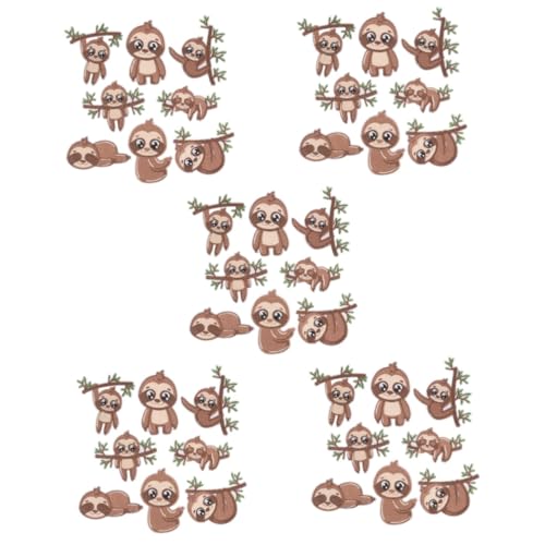 jojofuny 5 Sätze Faultier-patch Stoff Top-patches Gestickte Aufnäher Form Faultier Bestickte Aufnäher Kleidung Accessoire Multifunktions-kleiderflicken Banner 8 Stücke * 5 jojofuny 5 Sätze Faultier-patch Stoff Top-patches Gestickte Aufnäher Form Faultier Bestickte Aufnäher Kleidung Accessoire Multifunktions-kleiderflicken Banner 8 Stücke * 5 von jojofuny