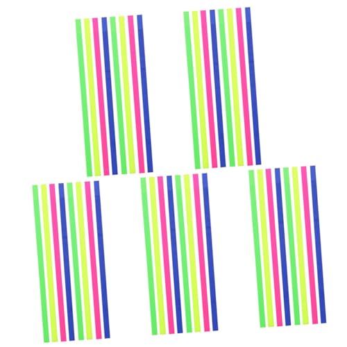 jojofuny 5 Sätze Fluoreszierende Seitenmarker Bunte Haftstreifen für Bücher Lesehilfen und Kurz Wiederverwendbare Textmarker für Notizen und Unterricht jojofuny 5 Sätze Fluoreszierende Seitenmarker Bunte Haftstreifen für Bücher Lesehilfen und Kurz Wiederverwendbare Textmarker für Notizen und Unterricht von jojofuny
