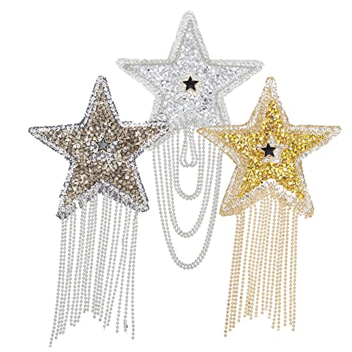jojofuny 5 Sätze Glitzernde Aufnäher Für Kleidung Dekorative Patches Für Hüte Jacken Und Diy Projekte Zum Verzieren Und Reparieren Von Bekleidung 3 Stücke * 5 jojofuny 5 Sätze Glitzernde Aufnäher Für Kleidung Dekorative Patches Für Hüte Jacken Und Diy Projekte Zum Verzieren Und Reparieren Von Bekleidung 3 Stücke * 5 von jojofuny