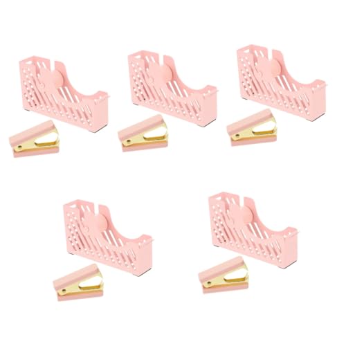 jojofuny 5 Sätze Heftklammern Entferner und Klebebandspender für Büro und Zuhause Teiliges Set aus Hochwertigem für Scrapbooking und Kreative Projekte jojofuny 5 Sätze Heftklammern Entferner und Klebebandspender für Büro und Zuhause Teiliges Set aus Hochwertigem für Scrapbooking und Kreative Projekte von jojofuny