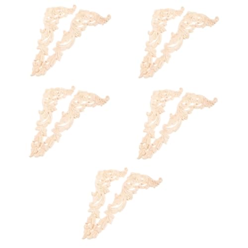 jojofuny 5 Sätze Holz Geschnitzte Applikation Unbehandelte Möbelverzierung Holzornament Für Schrank Und Möbel Europäischer Stil Deko Accessoire 2 Stück * 5 jojofuny 5 Sätze Holz Geschnitzte Applikation Unbehandelte Möbelverzierung Holzornament Für Schrank Und Möbel Europäischer Stil Deko Accessoire 2 Stück * 5 von jojofuny