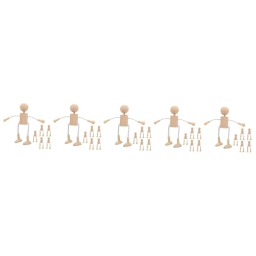 jojofuny 5 Sätze Holzspielzeug Karikatur Handwerk Zahlen Unvollendet Herstellung Modellspielzeug Aus Holzfiguren Menschenpuppen Aus Holz Minifiguren 6 Stück * 5 jojofuny 5 Sätze Holzspielzeug Karikatur Handwerk Zahlen Unvollendet Herstellung Modellspielzeug Aus Holzfiguren Menschenpuppen Aus Holz Minifiguren 6 Stück * 5 von jojofuny