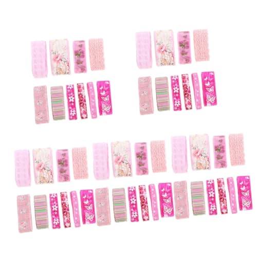 jojofuny 5 Sätze Kleiderband Dekorationen Ranken Blumen Bänder Für Hortensien Chiffon Kunstgeschenk Multifunktions Geschenkband Zuschneidbares Geschenkband Praktisches 10 Stück * 5 von jojofuny