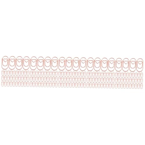 jojofuny 5 Sätze Kleine Büroklammern Herzform Aus Roségoldenen Metallklammern Für Büro Schule Und Zuhause Kreative Und Dekorative Aktenklammern Für Dokumente Und Notizen 200 Stück * 5 jojofuny 5 Sätze Kleine Büroklammern Herzform Aus Roségoldenen Metallklammern Für Büro Schule Und Zuhause Kreative Und Dekorative Aktenklammern Für Dokumente Und Notizen 200 Stück * 5 von jojofuny