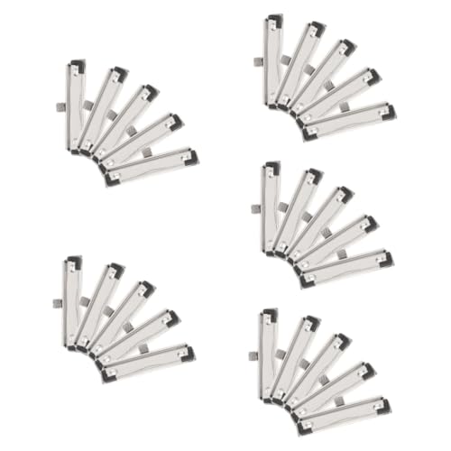 jojofuny 5 Sätze Klemmbrett-clip Aluminium Robuster Clip Für Die Zwischenablage Klemmbretter Klare Zwischenablagen Clips Datei-organizer-clip Metall Silver 5 Stück * 5 jojofuny 5 Sätze Klemmbrett-clip Aluminium Robuster Clip Für Die Zwischenablage Klemmbretter Klare Zwischenablagen Clips Datei-organizer-clip Metall Silver 5 Stück * 5 von jojofuny