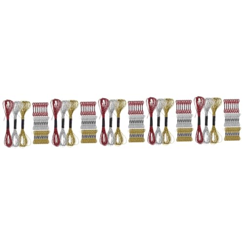 jojofuny 5 Sätze Metallic Stickgarn Bunte Stickgarne Für Diy Pro Strängige Zufällige Farben Für Stickerei Quilting Und Handarbeiten 36 Rollen * 5 jojofuny 5 Sätze Metallic Stickgarn Bunte Stickgarne Für Diy Pro Strängige Zufällige Farben Für Stickerei Quilting Und Handarbeiten 36 Rollen * 5 von jojofuny
