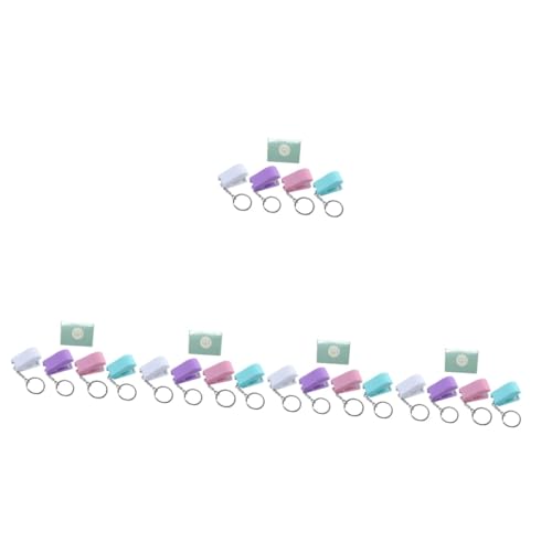 jojofuny 5 Sätze Mini Heftgerät Schlüsselanhänger Tragbarer Hefter für Buchbindung Farben Grün Rosa Weiß mit Ersatzheftklammern für Büro und Unterwegs jojofuny 5 Sätze Mini Heftgerät Schlüsselanhänger Tragbarer Hefter für Buchbindung Farben Grün Rosa Weiß mit Ersatzheftklammern für Büro und Unterwegs von jojofuny