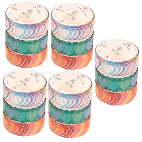 jojofuny 5 Sätze Notizbuch Diy Washi Tape Journal -notizbuch Für Schrott Scrapbooking Selbstklebend Band Klebrig Sammelalbum Mehrzweck-washi-tape Papier 3 Rollen * 5 jojofuny 5 Sätze Notizbuch Diy Washi Tape Journal -notizbuch Für Schrott Scrapbooking Selbstklebend Band Klebrig Sammelalbum Mehrzweck-washi-tape Papier 3 Rollen * 5 von jojofuny