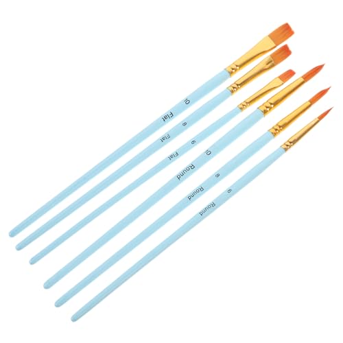 jojofuny 5 Sätze Nylon Pinsel Für Aquarell Und Acrylmalerei Leichte Wiederverwendbare Malpinsel Pastellfarben Für Anfänger Kunststudenten Und Künstler Details Und Verschiedene 6 Stücke * 5 jojofuny 5 Sätze Nylon Pinsel Für Aquarell Und Acrylmalerei Leichte Wiederverwendbare Malpinsel Pastellfarben Für Anfänger Kunststudenten Und Künstler Details Und Verschiedene 6 Stücke * 5 von jojofuny