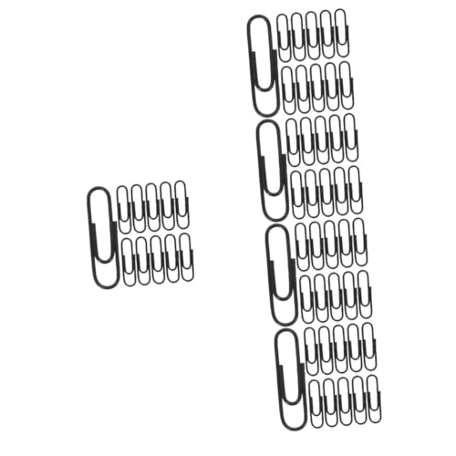 jojofuny 5 Sätze Paperclip Briefpapier kleine Büroklammer Dokumentclips Binder Büroklammer Dokumentpapierclips Dekorative Papierklamme Büroklammern für Akte Eisen Black jojofuny 5 Sätze Paperclip Briefpapier kleine Büroklammer Dokumentclips Binder Büroklammer Dokumentpapierclips Dekorative Papierklamme Büroklammern für Akte Eisen Black von jojofuny