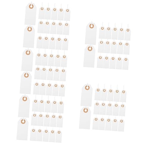 jojofuny 5 Sätze Papier Etiketten Mit Schnur Leere Anhänger Preisschilder Für Schmuck Und Kleidung Diy Beschriftungen Für Kleine Unternehmen 100 Stück * 5 jojofuny 5 Sätze Papier Etiketten Mit Schnur Leere Anhänger Preisschilder Für Schmuck Und Kleidung Diy Beschriftungen Für Kleine Unternehmen 100 Stück * 5 von jojofuny