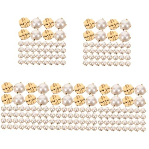 jojofuny 5 Sätze Perlenkralle Diamant Accessoires Perlen Nähperlen Schmucksteine ​​Für Kleidung Damen Perlen Charms Nagel Schmucksteine ​​Und Charms Schmucksteine ​​Zum 200 Stück * 5 von jojofuny