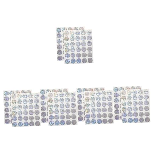 jojofuny 5 Sätze Runde Scratch Off Aufkleber Glitzer Etiketten Für Diy Karten Selbstklebend Für Überraschungen Spiele Und Bastelprojekte 2 Blätter * 5 jojofuny 5 Sätze Runde Scratch Off Aufkleber Glitzer Etiketten Für Diy Karten Selbstklebend Für Überraschungen Spiele Und Bastelprojekte 2 Blätter * 5 von jojofuny