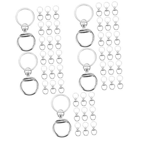 jojofuny 5 Sätze Schlüsselring Zubehör Diy Schlüsselanhänger Clips Handwerkliche Schlüsselketten Ringe Für Projekte Leicht Und Tragbar 10 Stück * 5 jojofuny 5 Sätze Schlüsselring Zubehör Diy Schlüsselanhänger Clips Handwerkliche Schlüsselketten Ringe Für Projekte Leicht Und Tragbar 10 Stück * 5 von jojofuny