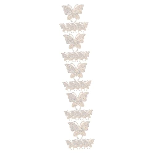 jojofuny 5 Sätze Schmetterlings Kristallaufkleber Verzierte Ornamente Kleine Funkelnde Glitzernde Schmetterlingsaufkleber Autoaufkleber Selbstklebende Edelstein 5 Stück * 5 von jojofuny