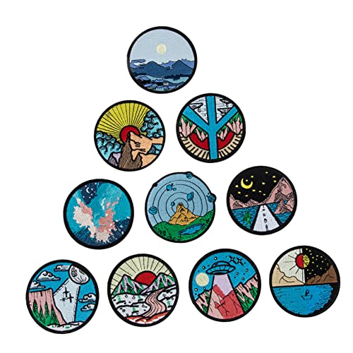 jojofuny 5 Sätze Teiliges Landschafts Stickpatches Für Diy Kleidung Rucksack Applikationen Bestickte Ornamente Zur Individuellen Gestaltung Von Taschen Und Kleidung 10 Stück * 5 jojofuny 5 Sätze Teiliges Landschafts Stickpatches Für Diy Kleidung Rucksack Applikationen Bestickte Ornamente Zur Individuellen Gestaltung Von Taschen Und Kleidung 10 Stück * 5 von jojofuny