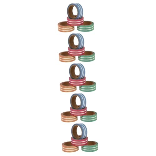 jojofuny 5 Sätze Washi Tape Dekoratives Klebeband Für Scrapbooking Diy Journal Und Bastelprojekte Wiederverwendbar Für Tagebücher Karten Und Fotodekoration 4 Rollen * 5 von jojofuny
