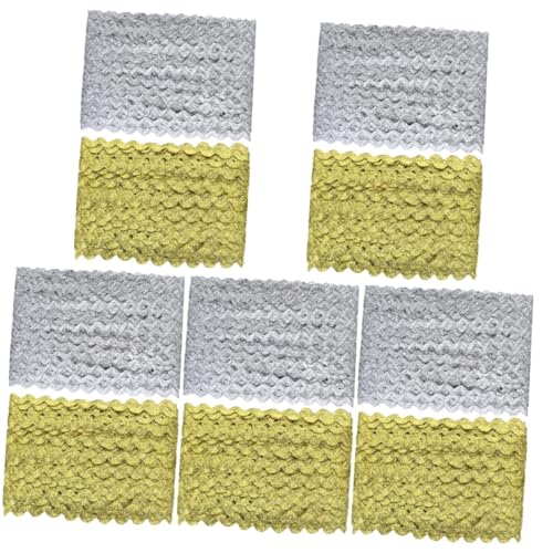 jojofuny 5 Sätze Wellige Spitze Nähen Flechten Natürlich Hochzeit Basteln Diy -kleidungsverkleidung Diy-trimmen Kleidung Accessoires Gewebter Stoffbesatz Wellenbesatz Links 2 Rollen * 5 jojofuny 5 Sätze Wellige Spitze Nähen Flechten Natürlich Hochzeit Basteln Diy -kleidungsverkleidung Diy-trimmen Kleidung Accessoires Gewebter Stoffbesatz Wellenbesatz Links 2 Rollen * 5 von jojofuny