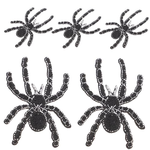 jojofuny 5 Stck Bestickte Spinnen Patches zum Aufbügeln Kleine Cartoon Spinnen Applikationen für DIY Kleidung Dekoration Wiederverwendbar Geeignet für Jeans Kleider Hemden Halloween jojofuny 5 Stck Bestickte Spinnen Patches zum Aufbügeln Kleine Cartoon Spinnen Applikationen für DIY Kleidung Dekoration Wiederverwendbar Geeignet für Jeans Kleider Hemden Halloween von jojofuny