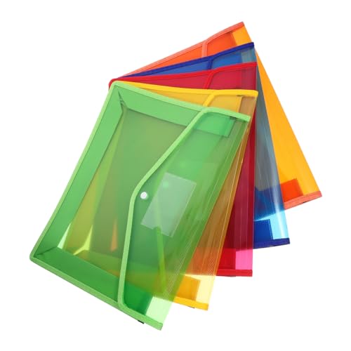 jojofuny 5 Stück Aktenhalter Tasche Ordner A4 Dokumentenmappe von jojofuny