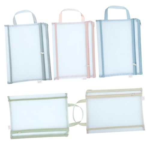 jojofuny 5 Stück Aktentasche Datei dokumentieren Reißverschlussbeutelbeutel kleine Netztaschen groß Reißverschlussordner für Dokumente Dokumententaschen mit Reißverschluss Netzbeutel Nylon jojofuny 5 Stück Aktentasche Datei dokumentieren Reißverschlussbeutelbeutel kleine Netztaschen groß Reißverschlussordner für Dokumente Dokumententaschen mit Reißverschluss Netzbeutel Nylon von jojofuny