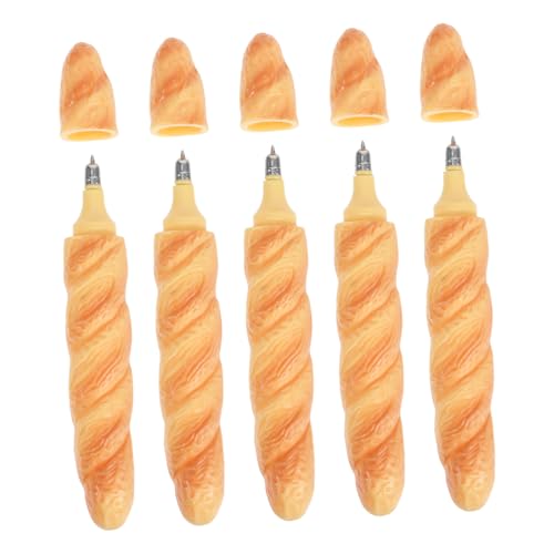 jojofuny 5 Stück Baguette Kugelschreiber Realistisches Brot Design Lustige Schreibware Büro Schule Kreative Dekoration Leicht Tragbar Schreibend jojofuny 5 Stück Baguette Kugelschreiber Realistisches Brot Design Lustige Schreibware Büro Schule Kreative Dekoration Leicht Tragbar Schreibend von jojofuny