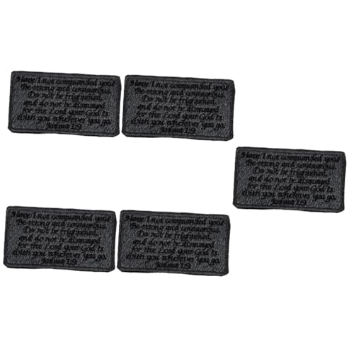 jojofuny 5 Stück Bibelzitate Armprint nähen Patch Kleidung süße Stickereiflecken Stickereiapplikationen Kleiderflicken gestickte Flicken zum Aufbügeln gestickte Aufnäher Stoff Grau jojofuny 5 Stück Bibelzitate Armprint nähen Patch Kleidung süße Stickereiflecken Stickereiapplikationen Kleiderflicken gestickte Flicken zum Aufbügeln gestickte Aufnäher Stoff Grau von jojofuny