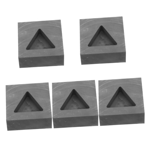 jojofuny 5 Stück Dreiecksform Formenguss schmelzendes Gießwerkzeug Formguss Gussbarren Gießformen zum Schmelzen Gussform Gießen von Metallformen Gießform schmelzen Graphit Schwarz jojofuny 5 Stück Dreiecksform Formenguss schmelzendes Gießwerkzeug Formguss Gussbarren Gießformen zum Schmelzen Gussform Gießen von Metallformen Gießform schmelzen Graphit Schwarz von jojofuny