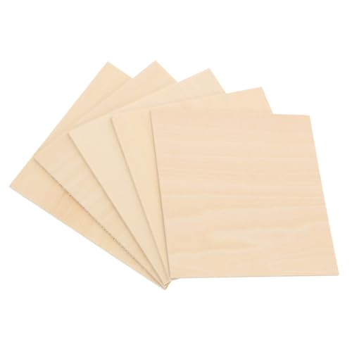 jojofuny 5 Stück Dünne Unbehandelte Holzplatten zum Basteln Gravierbare DIY Holzbretter für Kreative Handarbeiten Beidseitig Bemalbar Vielseitig für Dekoration und Modellbau jojofuny 5 Stück Dünne Unbehandelte Holzplatten zum Basteln Gravierbare DIY Holzbretter für Kreative Handarbeiten Beidseitig Bemalbar Vielseitig für Dekoration und Modellbau von jojofuny