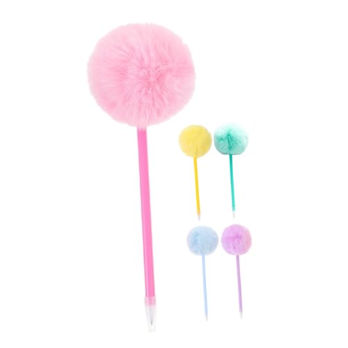 jojofuny 5 Stück Flauschige Kugelschreiber mit Plüschbommel Bunte Schreibstifte für Schule und Büro Niedliche Pompon Kugelschreiber mit Schwarzer Tinte für Mädchen und Jugendliche jojofuny 5 Stück Flauschige Kugelschreiber mit Plüschbommel Bunte Schreibstifte für Schule und Büro Niedliche Pompon Kugelschreiber mit Schwarzer Tinte für Mädchen und Jugendliche von jojofuny