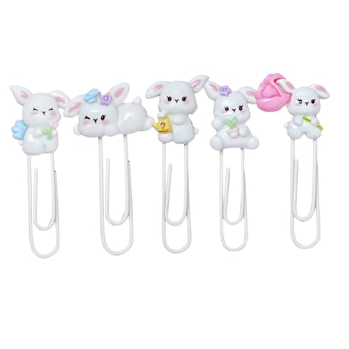 jojofuny 5 Stück Kaninchen-Büroklammer Nette Osterdekoration süße Büroklammern Osterhasen-Clips tierische Büroklammern Markierungsclip für das Büro Gastgeschenke für Ostern Metall jojofuny 5 Stück Kaninchen-Büroklammer Nette Osterdekoration süße Büroklammern Osterhasen-Clips tierische Büroklammern Markierungsclip für das Büro Gastgeschenke für Ostern Metall von jojofuny