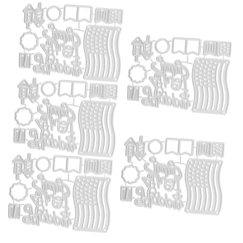 jojofuny 5 Stück Metallmesserform Prägung Handwerk gestanzt sterben Schneiden Stanzformen Schablonen Ticket-Stanzformen aus Metall Papierstanzungen Stahl mit hohem Kohlenstoffgehalt Silber jojofuny 5 Stück Metallmesserform Prägung Handwerk gestanzt sterben Schneiden Stanzformen Schablonen Ticket-Stanzformen aus Metall Papierstanzungen Stahl mit hohem Kohlenstoffgehalt Silber von jojofuny