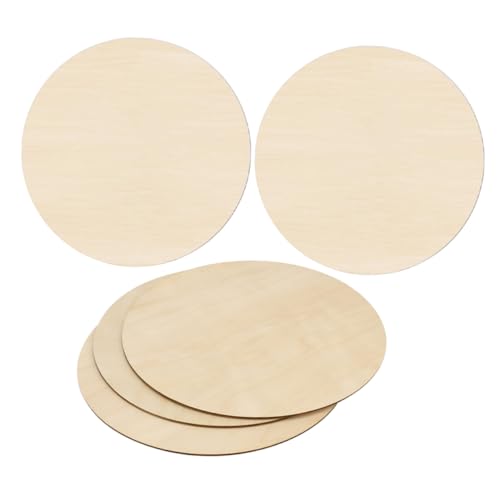 jojofuny 5 Stück Runde Holzspäne Holzrunden Basteln Runder Holzschnitt Holzplatten Für Mittelstücke Runde Türhänger, Schilder, Blanko Unfertige Holzringe Rundes Brett Holz Rund Pappelbrett jojofuny 5 Stück Runde Holzspäne Holzrunden Basteln Runder Holzschnitt Holzplatten Für Mittelstücke Runde Türhänger, Schilder, Blanko Unfertige Holzringe Rundes Brett Holz Rund Pappelbrett von jojofuny