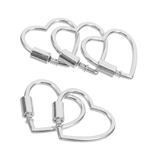 jojofuny 5 Stück Schmuckzubehör Karabiner Für Schlüssel Süß Schmuckhaken Für Halsketten Karabinerverschlüsse Für Halskette Halskettenverschluss-helfer Sternkarabiner Zinklegierung Silver jojofuny 5 Stück Schmuckzubehör Karabiner Für Schlüssel Süß Schmuckhaken Für Halsketten Karabinerverschlüsse Für Halskette Halskettenverschluss-helfer Sternkarabiner Zinklegierung Silver von jojofuny