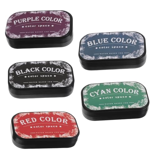 jojofuny 5 Stück Stempelkissen Journaling Ink Pad Nachfüllpad Tintenstempel Stempel zum Basteln Mini-Malpad Fingertintenkissen Briefmarken für Scrapbooking Nachfülltinte für Stempel Öldruck jojofuny 5 Stück Stempelkissen Journaling Ink Pad Nachfüllpad Tintenstempel Stempel zum Basteln Mini-Malpad Fingertintenkissen Briefmarken für Scrapbooking Nachfülltinte für Stempel Öldruck von jojofuny