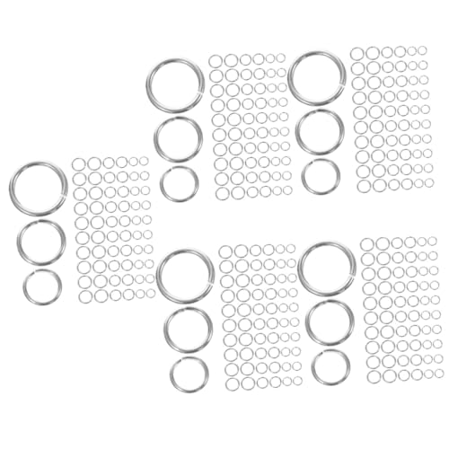 jojofuny 5 Stück Sterling Silber Sprung Ringe Diy Schmuckzubehör für Ohrringe Schlüsselanhänger und Armbänder pro Packung Silber Schmuck Herstellung von jojofuny
