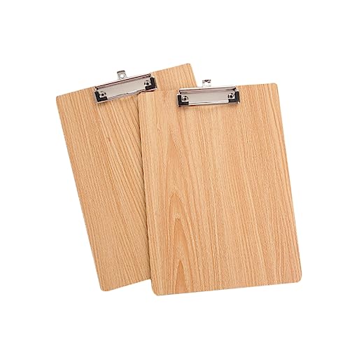 jojofuny 5 Stück Teiliges Clipboard mit Metallclip Schreibunterlage für Dokumente für Schule Büro und Zuhause Ergonomisches Design Einfache Handhabung Vielseitig Einsetzbar von jojofuny