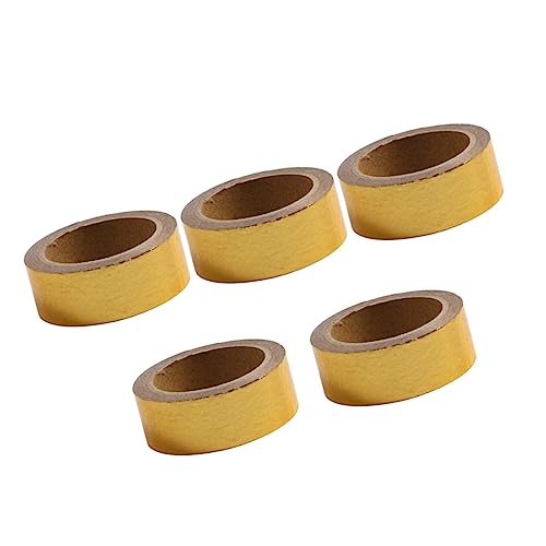 jojofuny 5 Stück Teiliges Dekorativer Klebebänder Selbstklebende Maskingtapes für Scrapbooking und Bastelprojekte für Zuhause und Bürodekoration jojofuny 5 Stück Teiliges Dekorativer Klebebänder Selbstklebende Maskingtapes für Scrapbooking und Bastelprojekte für Zuhause und Bürodekoration von jojofuny