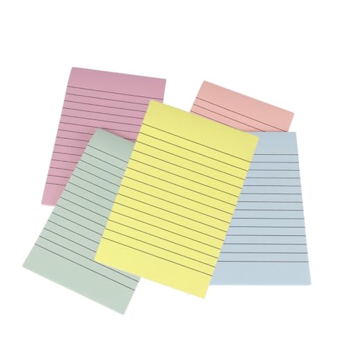 jojofuny 5 Stück Teiliges Memo Pad mit Selbstklebenden Farbigen Gestreiften Haftnotizen Wiederablösbar für Büro Schule Haushalt Praktische Notizzettel für Listen und Erinnerungen jojofuny 5 Stück Teiliges Memo Pad mit Selbstklebenden Farbigen Gestreiften Haftnotizen Wiederablösbar für Büro Schule Haushalt Praktische Notizzettel für Listen und Erinnerungen von jojofuny