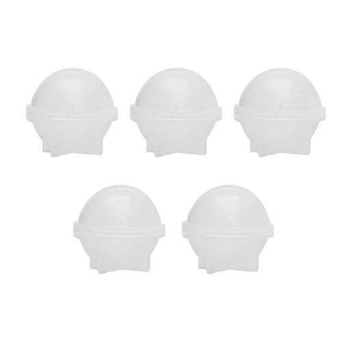 jojofuny 5 Stück Teiliges Silikon Kugel Mold für Epoxidharz DIY Handwerkszubehör für Schmuck und Dekoration Flexibel und Leicht zu Reinigen von jojofuny
