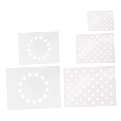 jojofuny 5 Stück Teiliges Sternschablonen für Wandgestaltung Diy Schablonen für Holz Airbrush und Bastelprojekte für Amerikanische Flaggen Dekoration und Feiertagskunst jojofuny 5 Stück Teiliges Sternschablonen für Wandgestaltung Diy Schablonen für Holz Airbrush und Bastelprojekte für Amerikanische Flaggen Dekoration und Feiertagskunst von jojofuny