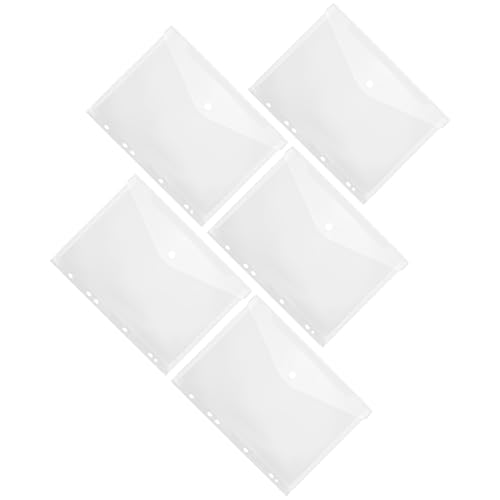 jojofuny 5 Stück Teiliges Wasserdichte Foto Schutzhüllen Transparente Aktentaschen für Dokumente Fotos Karten und Praktische Aufbewahrungslösungen für Büro und Zuhause von jojofuny