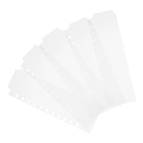 jojofuny 5 Stück Trennkarten für Ringordner und Spiralplaner Transparente Mini register mit Lesezeichenfunktion Handlich und Robust für Büro Schule und Rezeptordner zur Praktischen jojofuny 5 Stück Trennkarten für Ringordner und Spiralplaner Transparente Mini register mit Lesezeichenfunktion Handlich und Robust für Büro Schule und Rezeptordner zur Praktischen von jojofuny