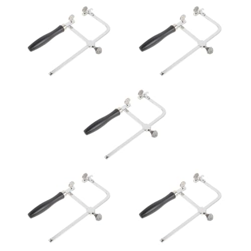 jojofuny 5 Stück Verstellbare Bogenhandsäge für Schmuckherstellung Form Holzsäge mit Stabilem Griff für Präzises und Vielseitige Anwendungen Holzverarbeitung jojofuny 5 Stück Verstellbare Bogenhandsäge für Schmuckherstellung Form Holzsäge mit Stabilem Griff für Präzises und Vielseitige Anwendungen Holzverarbeitung von jojofuny
