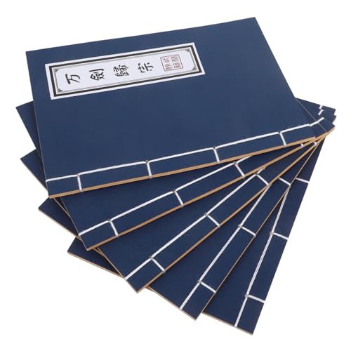 jojofuny 5 Stück Vintage Chinesische Notizbücher Handgebunden mit Leerem Blatt Leichtes Schreibjournal für Schule Büro Manga Fans Stilvolle Wuxia Schreibhefte im Antiken China Design jojofuny 5 Stück Vintage Chinesische Notizbücher Handgebunden mit Leerem Blatt Leichtes Schreibjournal für Schule Büro Manga Fans Stilvolle Wuxia Schreibhefte im Antiken China Design von jojofuny