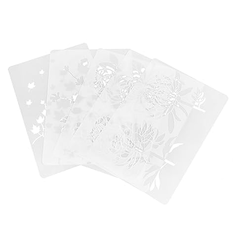 jojofuny 5 Stück Wiederverwendbare Blumenschablonen Set Teiliges Hollow Drawing Template für Diy Malerei Geeignet für Vielseitig Einsetzbar mit Verschiedenen Stiften jojofuny 5 Stück Wiederverwendbare Blumenschablonen Set Teiliges Hollow Drawing Template für Diy Malerei Geeignet für Vielseitig Einsetzbar mit Verschiedenen Stiften von jojofuny