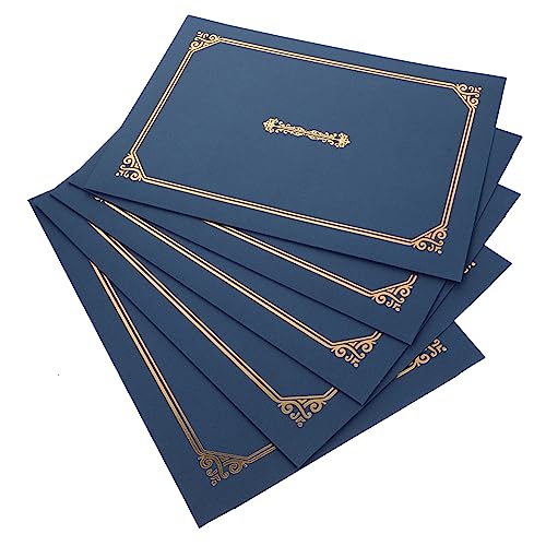 jojofuny 5 Stück Zertifikatshülle Zertifikat umfasst 8,5 x 11 Geburtsurkundenhalter Gold Dokumente deckt dokumentenmappe urkundenmappe zertifikat a4 inhaber Zertifikatsinhaber Papier Blue jojofuny 5 Stück Zertifikatshülle Zertifikat umfasst 8,5 x 11 Geburtsurkundenhalter Gold Dokumente deckt dokumentenmappe urkundenmappe zertifikat a4 inhaber Zertifikatsinhaber Papier Blue von jojofuny