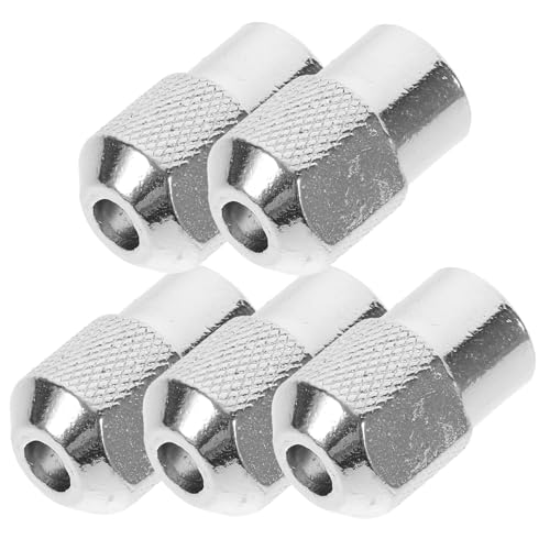 jojofuny 5 Stück elektrischer grinder silve Elektrische Schleifmaschine Schraubenmutter für Elektrowerkzeuge langlebige Muttern M8x0,75 Zubehör für Elektroschrauber Teile Zinklegierung von jojofuny