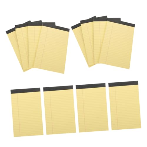 jojofuny 50 Blatt Kleine Linierte Legal Pads Gelb pro Block und Tragbar Notizbuch für Büro und Schule zum Schnellen Notieren und Erinnerungen jojofuny 50 Blatt Kleine Linierte Legal Pads Gelb pro Block und Tragbar Notizbuch für Büro und Schule zum Schnellen Notieren und Erinnerungen von jojofuny